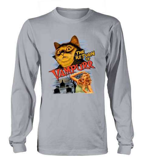 The Return of Vampurr Cat Vampire Long sleeved Unisex