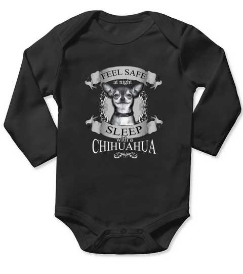 chihuahua Long Sleeve Baby One-Piece