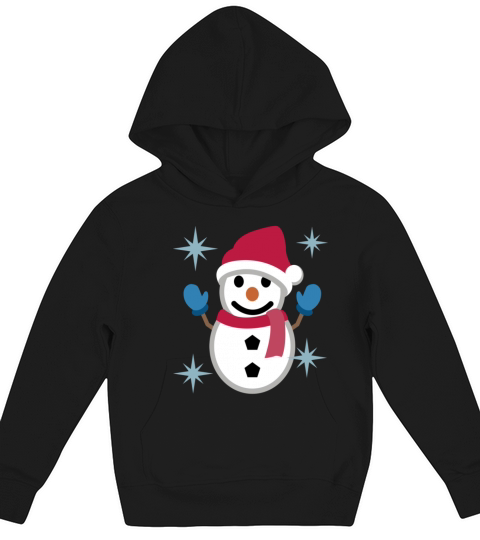 HAPPY SNOWMAN Kids Hoodie