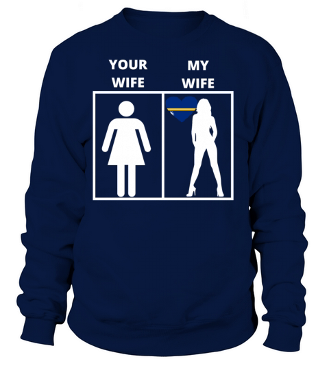 Nauru geschenk my wife your wife Women's Sweatshirt