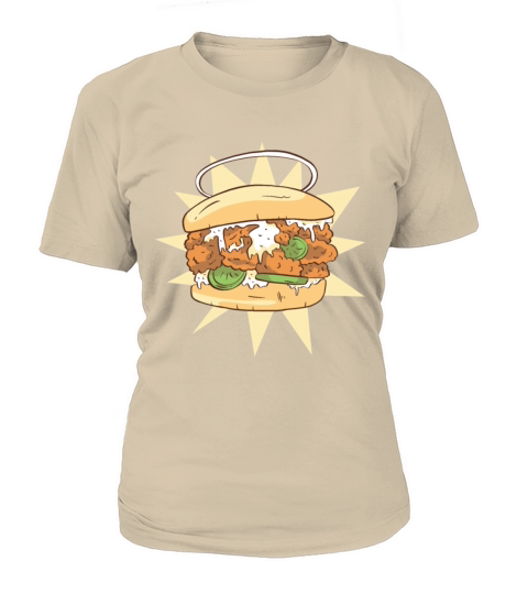 Chicken sandwich tasty and delicious fast food Women's T-Shirt