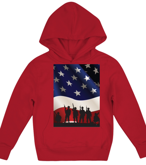 USA PATRIOT 2 - THESE COLORS DON’T RUN Kids Hoodie