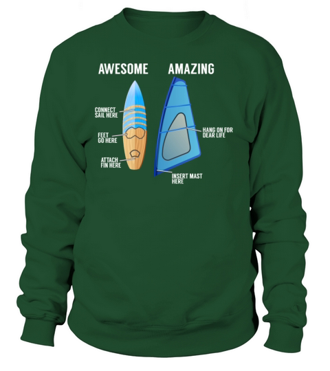 Windsurfing Equipment Gear Board Windsurfer Women's Sweatshirt