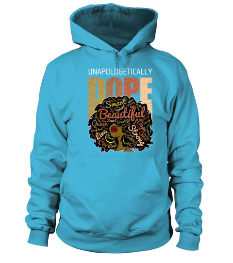 Black Girl Unapologetically Dope African American Women's Hoodie