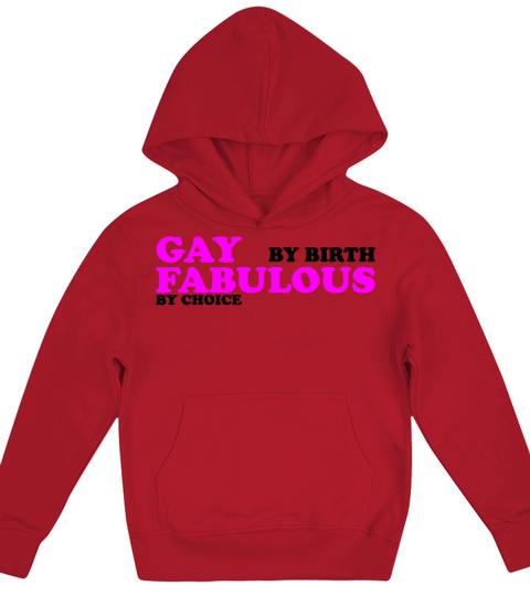 GAY BY BIRTH Kids Hoodie