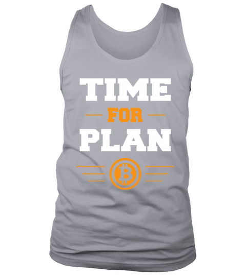 Bitcoin time for Plan B coin crypto gift Men's Tank Top