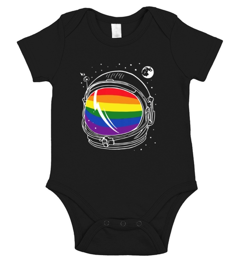 LGBT Gay Rainbow Pride Space Force - Coffee Mug (colored) Short Sleeve Baby One-Piece