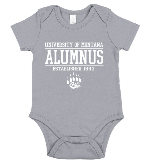 University Montana  Alumnus established 1893 Short Sleeve Baby One-Piece