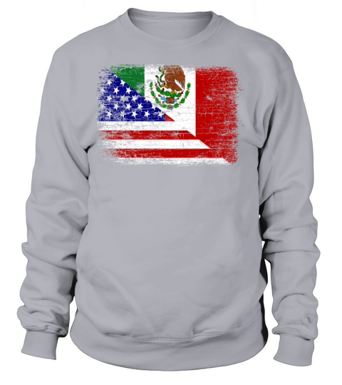 Vintage Mexican American Flag Women's Sweatshirt
