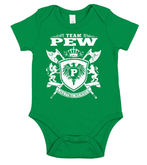 Team Pew T-Lifetime Member: Tshirts For Team Pew, Pew Family, Pew Company Short Sleeve Baby One-Piece