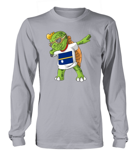 Nauru Dabbing Turtle Men's Long Sleeve