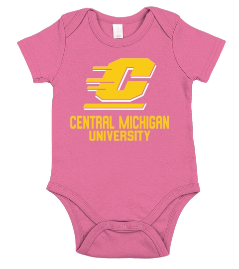 Central Michigan University T shirt Short Sleeve Baby One-Piece