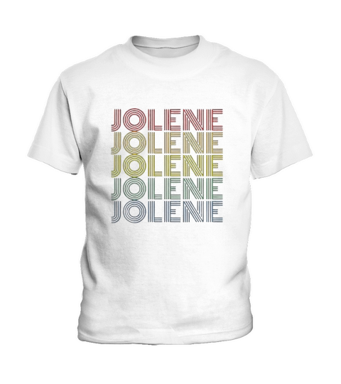 Jolene Retro Wordmark Pattern Vintage Style Kids T-Shirt