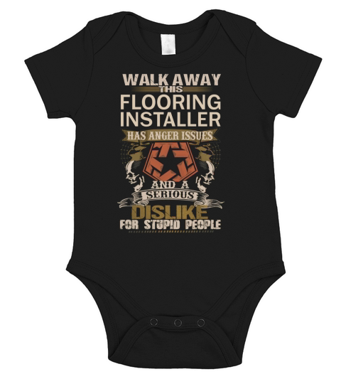 FLOORING INSTALLER Wakaway Short Sleeve Baby One-Piece