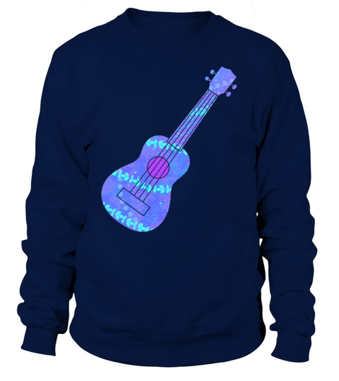 Ukulele Blue Hawaii Luau Women's Sweatshirt