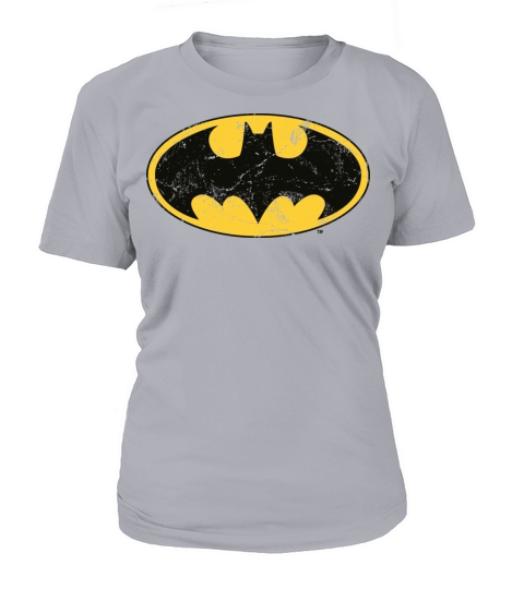 Justice League Batman Logo Vintage Women's T-Shirt