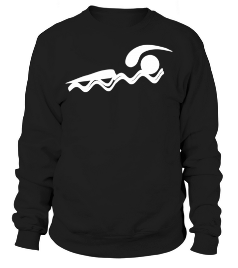 Swim Sports Water Present Olympic White Men's Sweatshirt