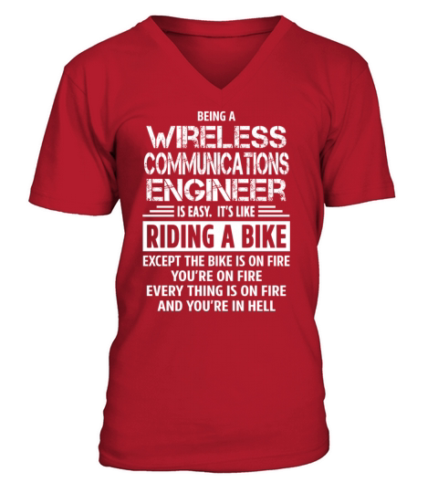Wireless Communications Engineer Men's V-Neck T-shirt