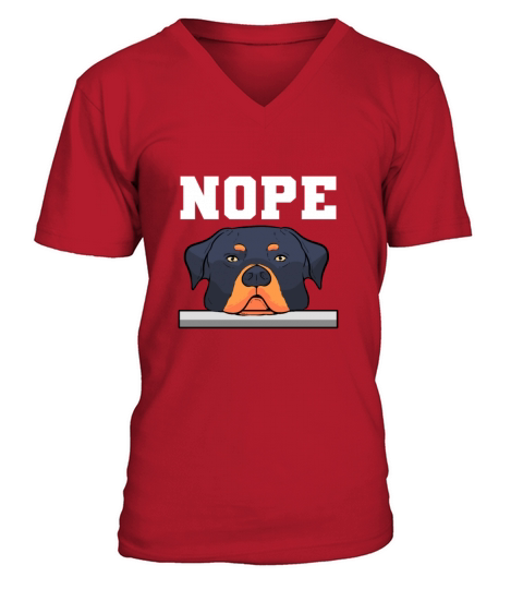 Funny Rottie Rottweiler Dog Owner Cute Animal Gift Men's V-Neck T-shirt