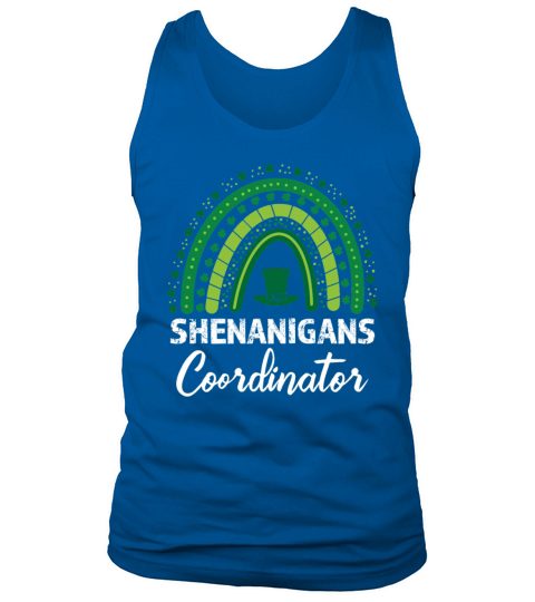 Shenanigans Coordinator Rainbow St Patricks Day Te Tank Top Unisex