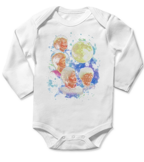 Bioworld The Golden Girls Die vier goldenen Mädchen der Frauen Moon Long Sleeve Baby One-Piece