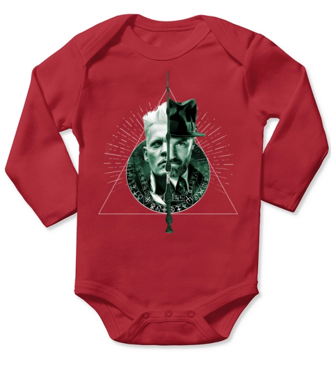 Fantastic Beasts Dumbledore and Grindelwald Long Sleeve Baby One-Piece