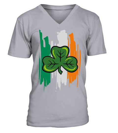 shamrock clover Men's V-Neck T-shirt