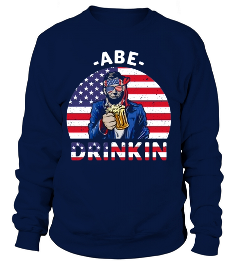 Abe Drinking Women's Sweatshirt