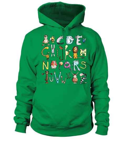 Colorful Animal Alphabet - Animals Women's Hoodie