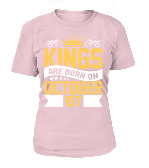 Kings are Born on October 1st Birthday on October Women's T-Shirt