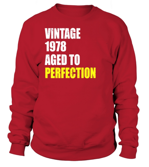 Vintage 1978 aged to perfection 43 birthday gift Women's Sweatshirt