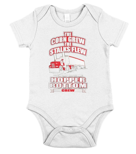 TRUCK DRIVER HOPPER BOTTOM CREW Tshirts Short Sleeve Baby One-Piece