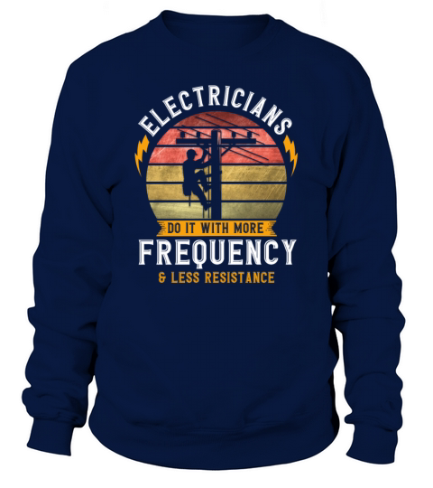 Professional Electrician Electricial Worker Men's Sweatshirt