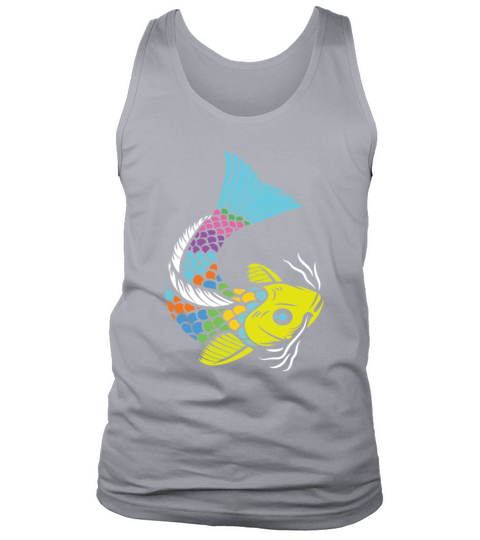 Koi fish gift Japan children friends Men's Tank Top