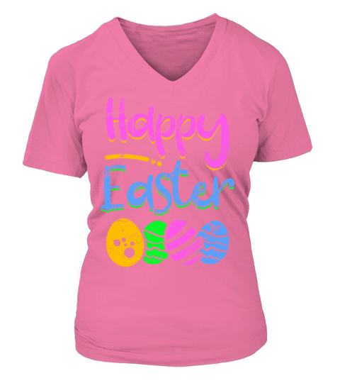 Easter Egg V-neck T-Shirt Woman