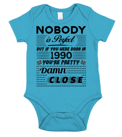 IF YOU WERE BORN IN 1990 Short Sleeve Baby One-Piece