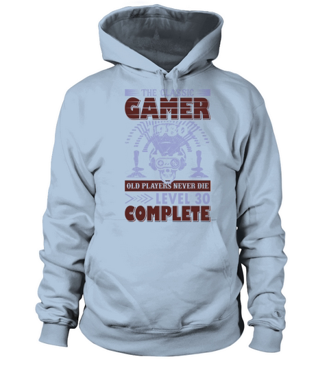 The classic Gamer 1980 Level 30 complete Women's Hoodie