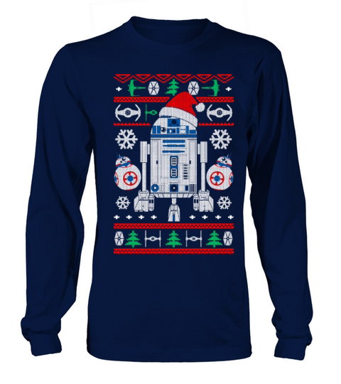 Droids Christmas Women's Long Sleeve