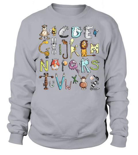Colorful Animal Alphabet - Animals Men's Sweatshirt