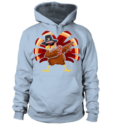 Dabbing Turkey Shirt Thanksgiving Boys Kids Men Women's Hoodie