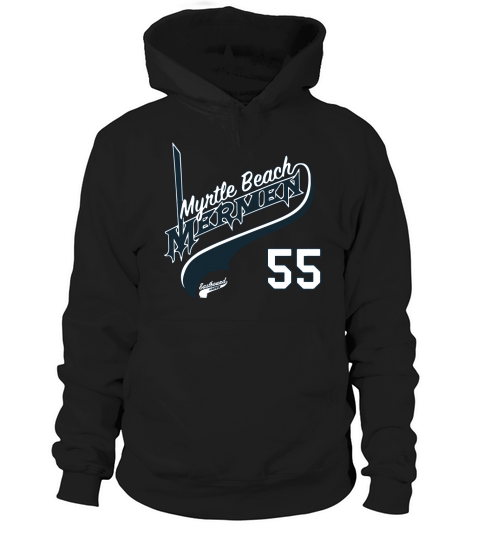 Eastbound And Down Myrtle Beach Mermen Logo 55 Carolina Hoodie Unisex