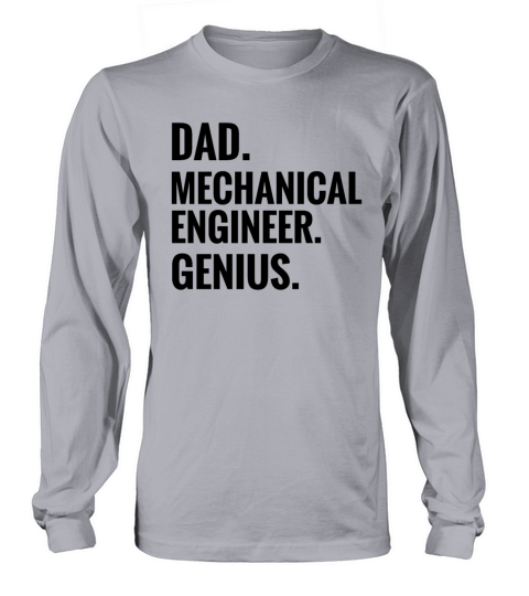 Mechanical Engineering For Mechanical Engineer Dad Men's Long Sleeve
