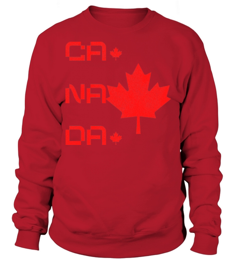 Canada retro text vintage maple leaf t-shirt Women's Sweatshirt