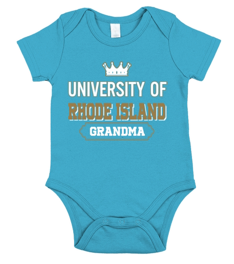 University of Rhode Island Grandma Great Gift For Grandparents Short Sleeve Baby One-Piece