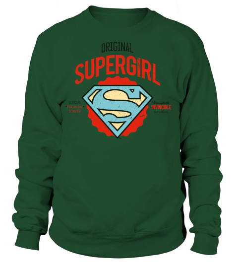 DC Comics Logo Supergirl Problem Solver Women's Sweatshirt