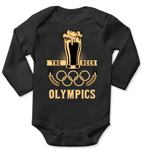 Beer Olympics Drinking Team Long Sleeve Baby One-Piece