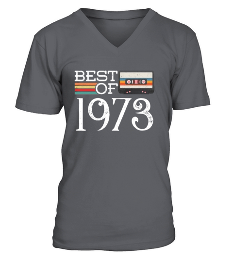 1973 Vintage 47 th Birthday Anniversary Gift Men's V-Neck T-shirt