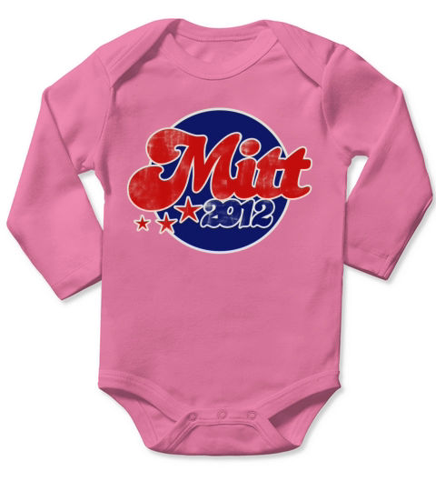 Mitt Romney 2012 Long Sleeve Baby One-Piece