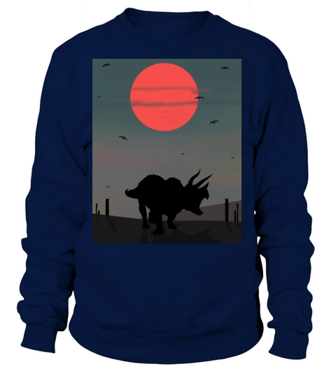 Dino in siluet 5 Women's Sweatshirt
