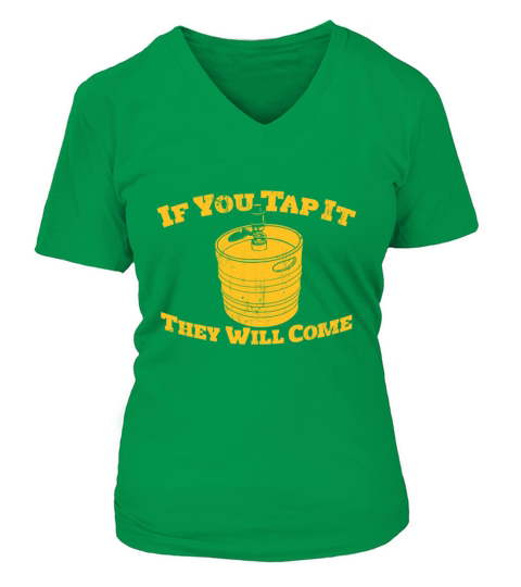 IF YOU TAP IT THEY WILL COME V-neck T-Shirt Woman